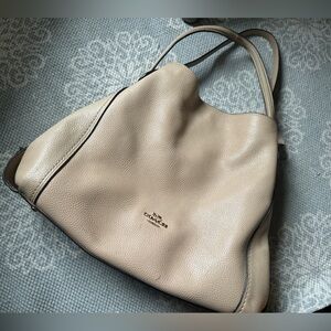 Coach Beige Leather Women's Bag